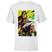 Star Wars The Mandalorian Cara Dune - Short Sleeve T-Shirt for Kids - Customized-White