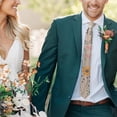 thumbnail image 5 of Watercolor Artistic Floral Tie & Skinny Tie Design: Lightweight and Comfortable, Ideal for Everyday Wear, 5 of 6