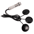 thumbnail image 2 of 4X Guitar Pickup Piezo Contact Microphone Pickup 3 Transducer Pickup System for Acoustic 6.35mm Jack (Black), 2 of 6