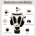 thumbnail image 4 of 9 PCS Cup Accessories Set for 20/30/40 oz Tumbler Including Bottle Cover Cup Strap Chain Pendant Bow Decoration Butterfly Pendant for Women, 4 of 11