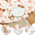 thumbnail image 4 of Ballet Princess Pattern Round Fitted Tablecloth with Elastic Edge,Dining Table Cover Waterproof,Outdoor Round Tablecloth for Camping,Dining,Indoor and Outdoor, 4 of 7