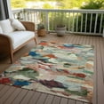 thumbnail image 6 of Addison Rugs Chantille Indoor/Outdoor Transitional Abstract Green Washable Rectangle Rug, 8' x 10', 6 of 6