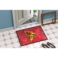 thumbnail image 4 of Carolines Treasures 8862MAT Papillon sur Paillasson Rouge Intérieur Ou Extérieur - 18 x 27 Po., 4 of 4