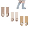 thumbnail image 1 of Calcetines de invierno para bebé en 3D, lindos animales borrosos, calcetines para casa, calcetines suaves de algodón con dibujos animados en 3D, 3 pares, 1 of 7