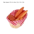 thumbnail image 1 of Juguete Divertido Para Niños, Artesanía Fina, Pan De Muñeca A La Moda 1:12, Comida Para Casa De Muñecas, Comedor Para Cocina, 1 of 7