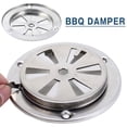 thumbnail image 2 of 2PCS Replacement Parts -BBQ Grill Smoker Exhaust Vent Stove Air Vent Damper USA, 2 of 11