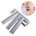 thumbnail image 2 of 10pcs/20pcs Multifunctional Replacement Spare Blades For Salon Home, Disposable Stainless Steel Eyebrow Hair Razor Blades For Thin & Thick Eyebrow Hair Cutting, 2 of 4