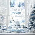 thumbnail image 3 of Arctic Animals Baby Shower Door Cover, Baby Its Cold Outside Baby Shower Decorations Arctic Animals Porch Sign Hanging Banner Blue for Boy Winter Gender Reveal Decorations, 3 of 6
