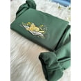 thumbnail image 3 of Dog Lying On Book With Flower Embroidered Sweatshirt, 3 of 5