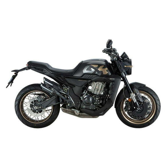 MOTOCICLETA SPORT CAFÉ Zontes GK 350 Negro/Dorado 2025