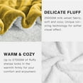 Homieway Yellow Sherpa Blankets, Throw Size Fleece Throw Blankets, Soft