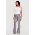 thumbnail image 2 of Women's High Waisted Printed Pattern Flared Leggings, 2 of 4