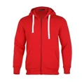 thumbnail image 3 of Men's Hooded Tracksuit 15 Piece Casual Full Zip Jogging Sweatsuit Sets(Red,L), 3 of 5