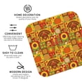 thumbnail image 3 of Disketp Thanksgiving Day Funny Coasters,4 Pcs Leather Coasters with Holder, Perfect Housewarming Hostess Gifts,Protect Furniture from Water Marks Scratch and Damage-Square, 3 of 6