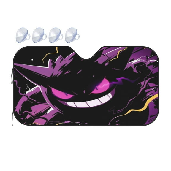 Gengar Car Windshield Sun Shade Sunshade for Car Window Car Sun Shade Windshield for Front Window Summer Sunshade for Car Window Shades S
