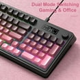 thumbnail image 6 of AULA S99 Pro, 99-Key, Wireless, Membrane, Gaming Keyboard, RGB, 5-Layer Padding, 2000 mAh Battery, Knob, Digital Screen, 6 of 6