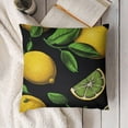 thumbnail image 3 of SHANXI Black Fruits Pillowcases Sofa 18x18in, 3 of 5