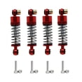 thumbnail image 4 of jiaping 4 Pcs Amortisseur Accessoires Remplacement Robuste Aluminium pour 1/24 Fcx24M Rouge, 4 of 8