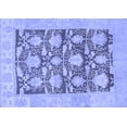 thumbnail image 1 of Ahgly Company Machine Washable Indoor Rectangle Abstract Blue Modern Area Rugs, 8' x 12', 1 of 4