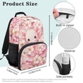 thumbnail image 7 of Pzuqiu Cherry Blossom Axolotl 17 Inch Personalized School Backpack for Boys Girls Large Capacity Custom Schoolbags with Name Customized School Backpack for Girls Ages 8-10, 7 of 7