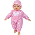 thumbnail image 4 of Lissi: 11" Twin Baby Dolls - Pink & Blue-Polka Dot Mouse Matching Outfits, Care Accessories, Bibs-Bottles-Rubber Duck, Soft Body Toy, Kids-Toddlers 2+, 4 of 8