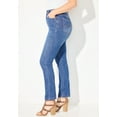thumbnail image 3 of Catherines Women's Plus Size Synergy Slimming Straight Leg Jean, 3 of 4