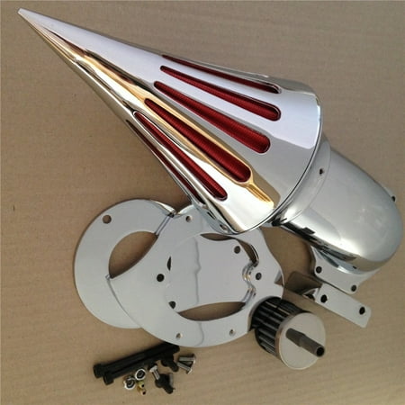 Honda Shadow Chrome - HTT-MOTOR New Spike Air Cleaner Kits Filter For Honda Shadow 600 Vlx600 1999-2012 Chrome