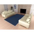 thumbnail image 2 of Garland Rug Town Square Navy Blue 3' x 5' Non Slip Area Rug for Living Rooms & Hallways, Stylish & Durable for High-Traffic Areas, 2 of 5