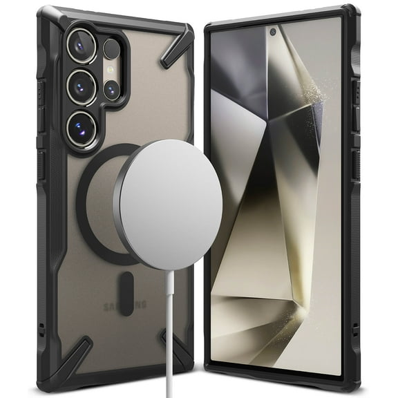 Samsung Galaxy S24 Ultra [Fusion-X Magnetic Matte] Ringke Shockproof Heavy Duty Hybrid Case