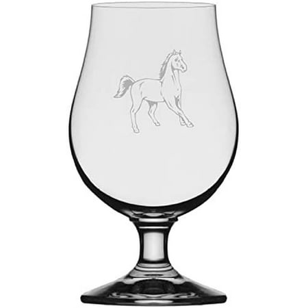 

Arabian Body - Alternate 2 Horse Themed Etched 13.25oz Iona Beer Glass