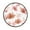 Watercolor Pink Maple Leaves, variant on 36.2 Inch Round Floor Mat Watercolor Blue Cornflowers Carpet Decor Rug for Living Room Bedroom