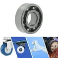 thumbnail image 2 of Unique Bargains 6202 Roulements à Billes Rainures Profondes 15x35x11mm P5 Roulements Lubrifiés Type Ouvert 1 Pce Roue de Scooter Planche à Roulettes Universelle Ton Argent, 2 of 6