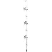 Alchemy Fairy Unicorn Indoor Wind Chimes Bell Silver Hanging Decoration Girls