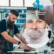 thumbnail image 4 of Honeycomb Bigote Protector Mesh Barba Protección Neta 100 PCS Dispable Nylon Elástica Transpirable Cómodo para Usar Peluquería, 4 of 9
