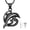 Black, variant on Stainless Steel 🐬Ocean Dolphin Urn Pendant Memory Necklace for Human Pet Cremation Ashes Keepsake Memorial Jewelry