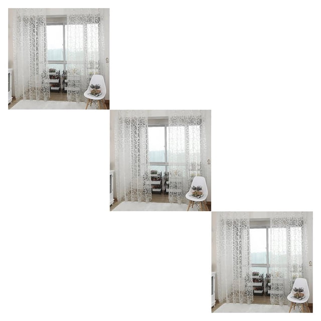 Naiovety Nuevo tul gasa puerta bufanda cenefas cortina transparente ventana cortinas Type8 NO8 Naiovety CBP077713