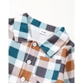thumbnail image 4 of 18 Months Boy Clothes Winter Toddler Boy Outfits 2T Flannel Plaid Shirt Denim Jeans Pants Set Fall Clothing Size 18-24 Months Boy Clothes, 4 of 6