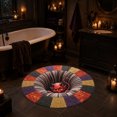 thumbnail image 2 of Forestwhale 3D Halloween Trap Rug 23.6" Novelty Skeleton Optical Illusion Mat Non- Funny Floor Doormat for Home Party Halloween Decor, 2 of 4