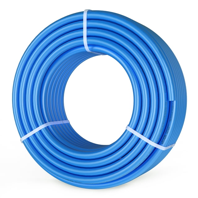 Tubo VEVOR PEX de 3/4 pulgadas, 100 pies de longitud, tubo flexible PEX-B para agua potable, líneas de agua Pex para agua fría/caliente y fácil restauración, aplicaciones de plomería con cortador y