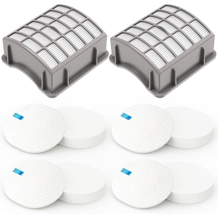 For Shark Navigator Filter NV60 NV70 NV80 Replacement Filters,NV70 26,NV71,NV90,UV420 NV90 26 NV95 NV80 and NVC80C.4 4 Foam Filters   2 Filters