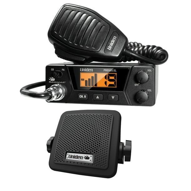 Uniden PRO505XL 40Channel Bearcat Compact CB Radio & BC7 Accessory CB