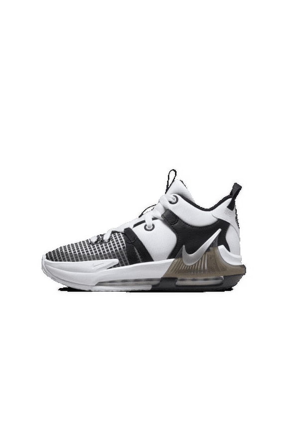 LeBron Witness 7 Big Kids' Basketball Shoes Color: Metallic Silver Black Size: 6