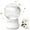 B, variant on Snow Globe-Shaped Inverted Aromatherapy, 360-Degree Scent Dispersion, Natural Long-lasting Fragrance for Home, Car or Bathroom (Peach+humidifier)
