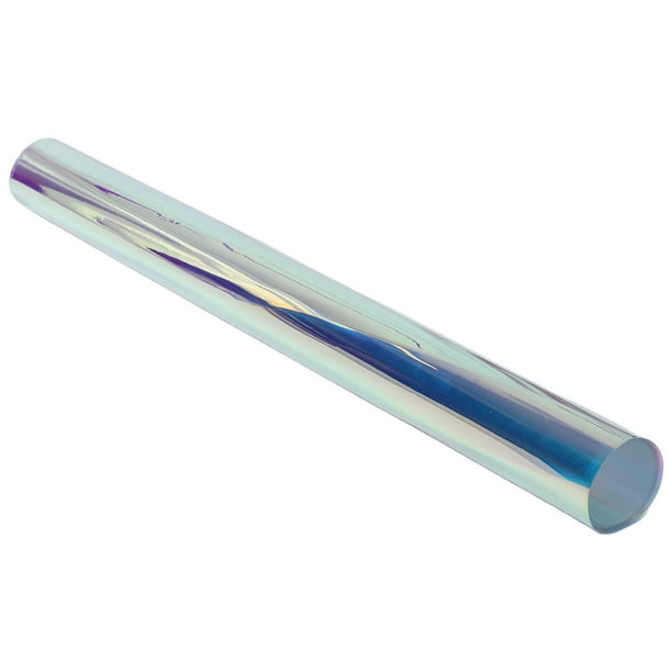 Película holográfica para ventanas de vidrio arcoíris, película dicroica para decoración de ventanas, vinilo permanente con purpurina para fotografía, papel de filtro