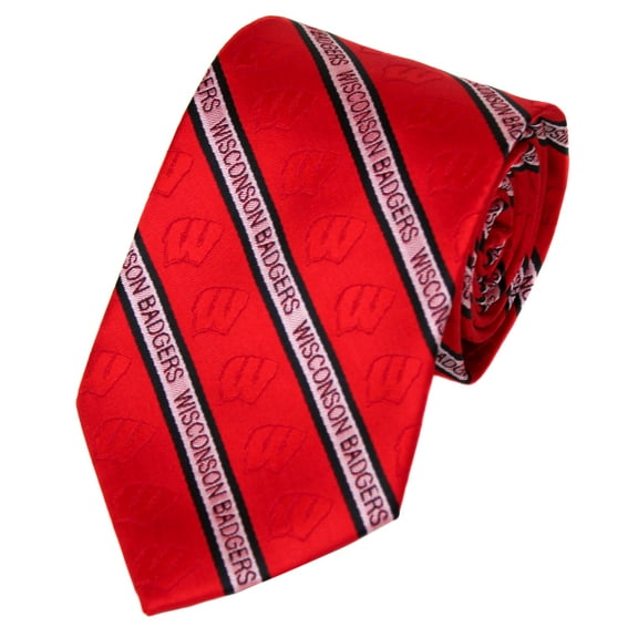 Wisconsin Badgers Prep Necktie - Donegal Bay - Unisex - One Size