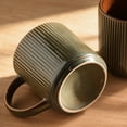 thumbnail image 3 of Famiware 6 Pieces Stoneware Mug Set (12oz), Moss & Cocoa, 3 of 6