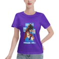thumbnail image 1 of Women's Basic Short Sleeve T-Shirt Super Saiyan 04, 1 of 6
