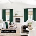 thumbnail image 2 of Cortinas opacas PANELSBURG, aislantes de invierno, color verde, 244 cm, 2 of 8