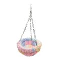 thumbnail image 4 of Hamaca colgante para pájaros, cama de invierno cómoda y para cría, accesorios para jaulas de loros, pinzones, pájaros pequeños y agapornis. Rosa, 4 of 8