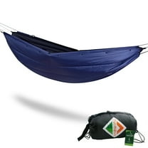 Onewind Double Hammock Underquilt for Camping, Hiking, Backpacking, 50F, Blue, 82"L x 52"W, 250 lbs
